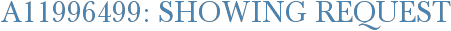 A11996499: Showing Request