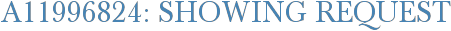 A11996824: Showing Request