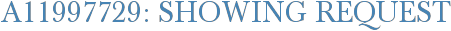 A11997729: Showing Request