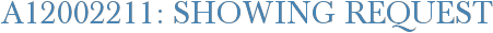 A12002211: Showing Request