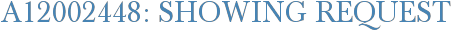 A12002448: Showing Request