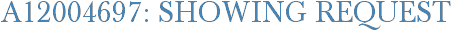 A12004697: Showing Request