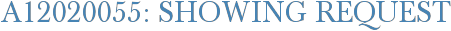 A12020055: Showing Request