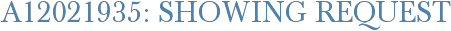 A12021935: Showing Request