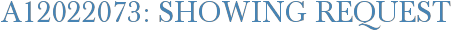 A12022073: Showing Request