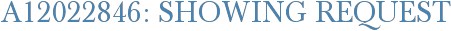 A12022846: Showing Request