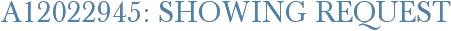 A12022945: Showing Request