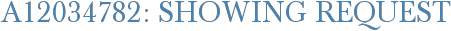 A12034782: Showing Request