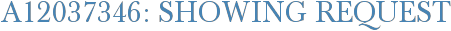 A12037346: Showing Request