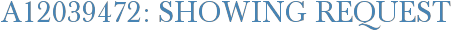 A12039472: Showing Request