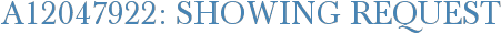 A12047922: Showing Request