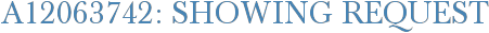 A12063742: Showing Request