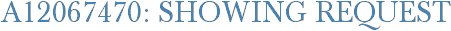 A12067470: Showing Request