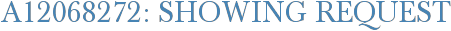 A12068272: Showing Request
