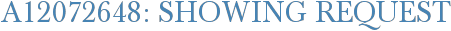 A12072648: Showing Request