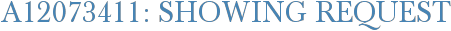 A12073411: Showing Request