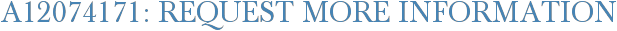 A12074171: Request More Information