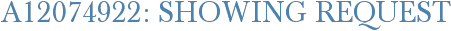A12074922: Showing Request