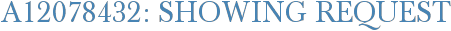 A12078432: Showing Request